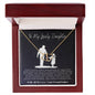 To My Lovely Daughter - From Proud Dad - Everlasting Diamond Love Pendant