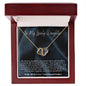 To My Lovely Daughter - From Proud Dad - Love Pendant