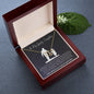 To My Lovely Daughter - From Proud Dad - Everlasting Diamond Love Pendant