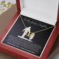 To My Lovely Daughter - From Proud Dad - Everlasting Diamond Love Pendant