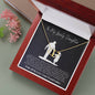 To My Lovely Daughter - From Proud Dad - Everlasting Diamond Love Pendant