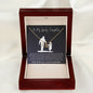 To My Lovely Daughter - From Proud Dad - Everlasting Diamond Love Pendant