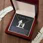 To My Lovely Daughter - From Proud Dad - Everlasting Diamond Love Pendant