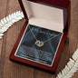 To My Lovely Daughter - From Proud Dad - Love Pendant