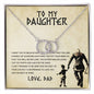 Daughter™ Necklace - Dad's Unconditional Love