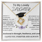 Daughter Necklace - Graduation - Strength, Resilience and Love