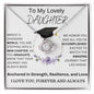 Daughter Necklace - Graduation - Strength, Resilience and Love