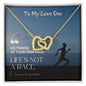Interlock Love Pendant - Do Things at Your Own Pace