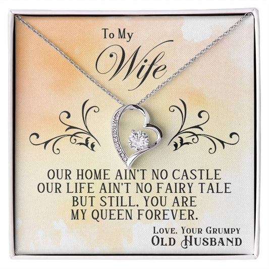 Wife Necklace  - Queen of My Heart™