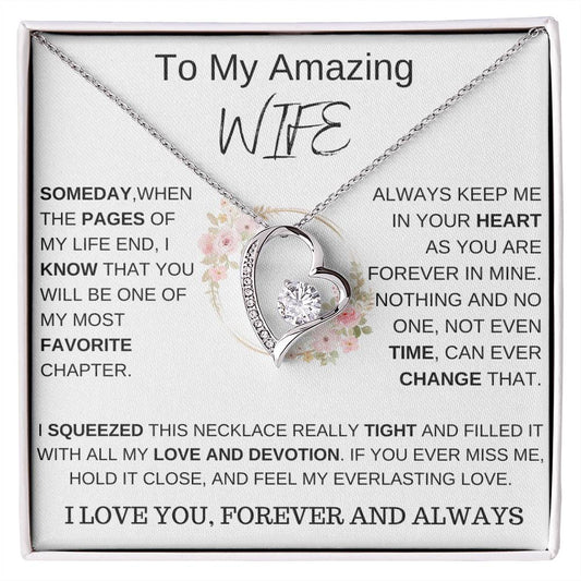 Wife Necklace - Forever Love - Love and Devotion