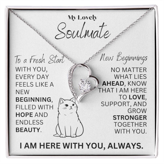 Soulmate Necklace - Always with You - Cat Lover